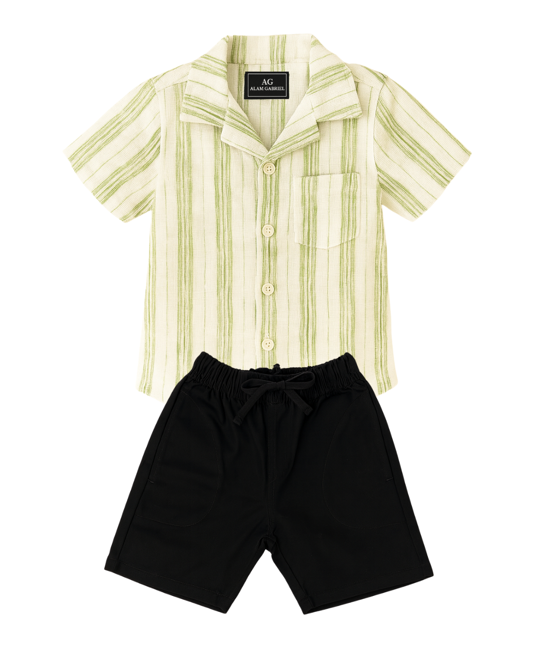 Conjunto Camisa Lino Estampada (opción 2)