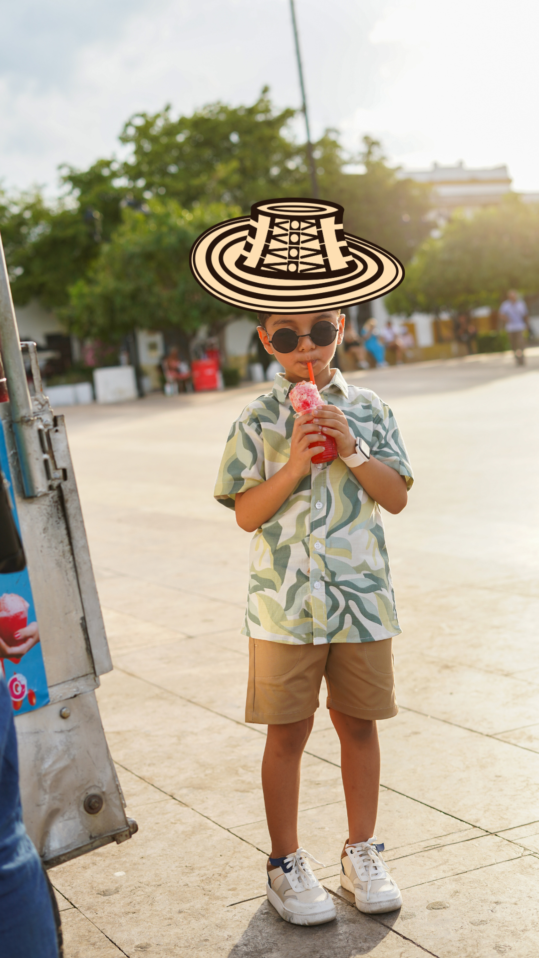 Conjunto camisa estampada