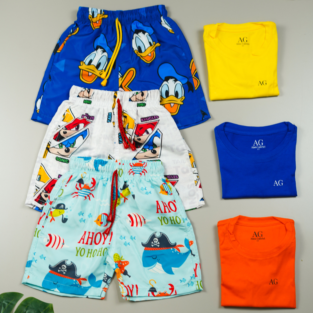 Combo X3 pantaloneta + básico.