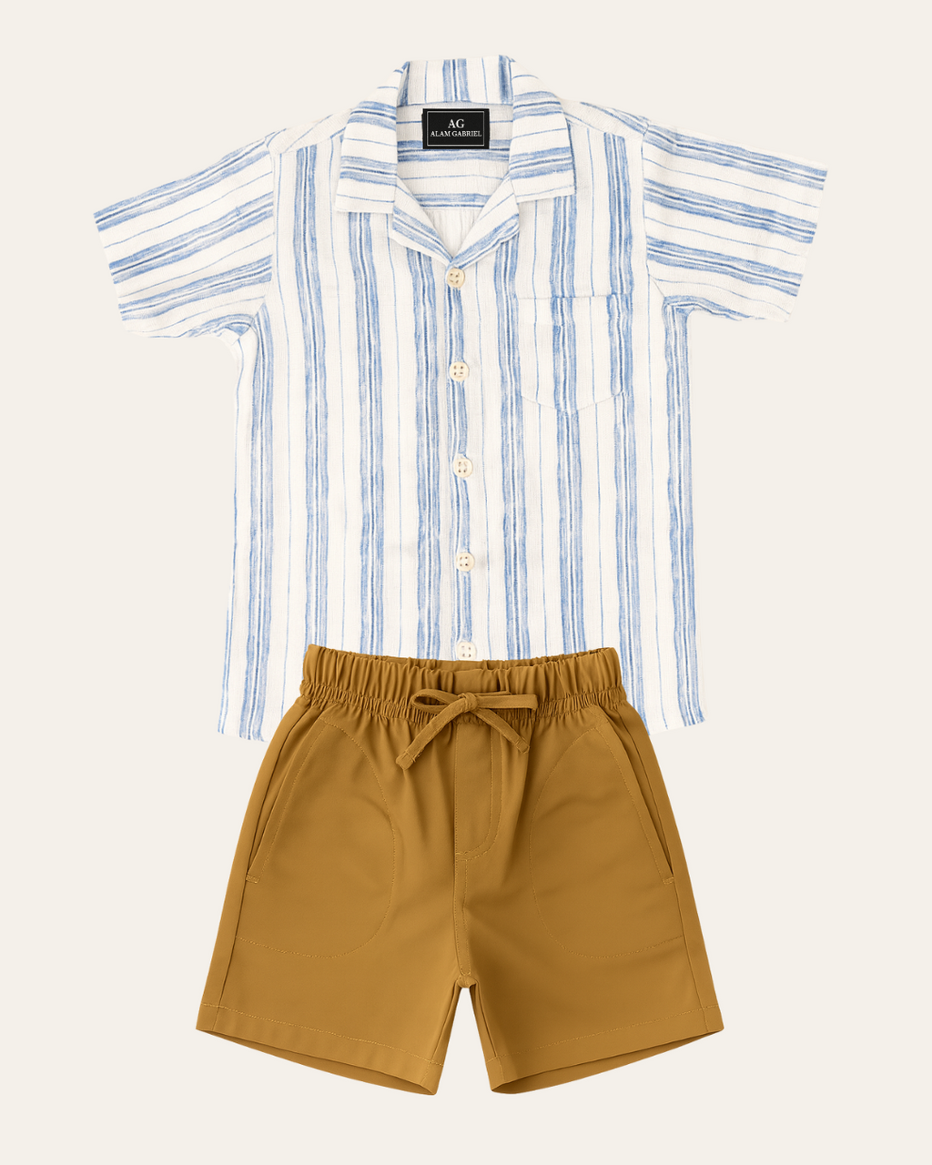 Conjunto Camisa Lino Estampada (opción 7)