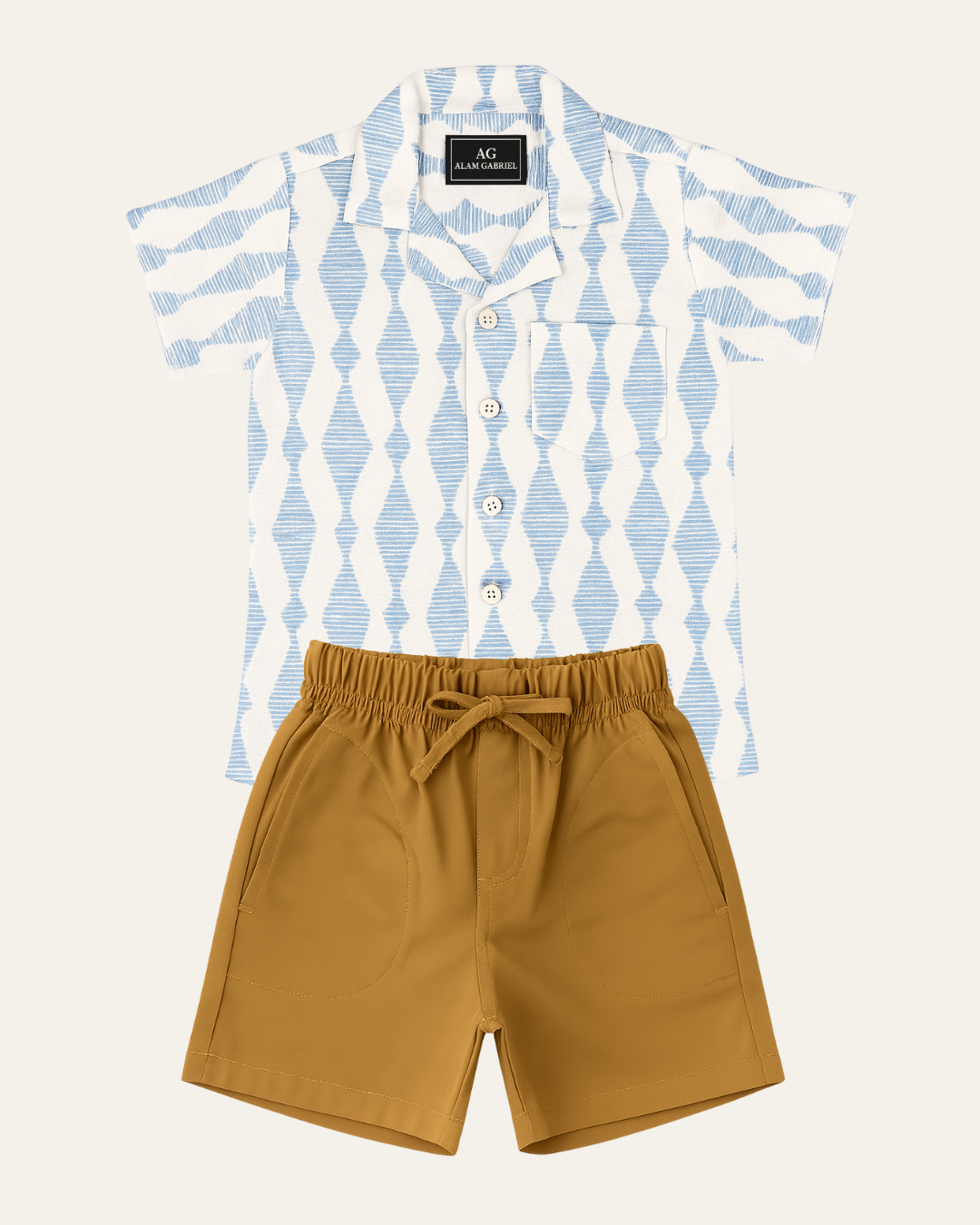 Conjunto Camisa Lino Estampada (opción 4)