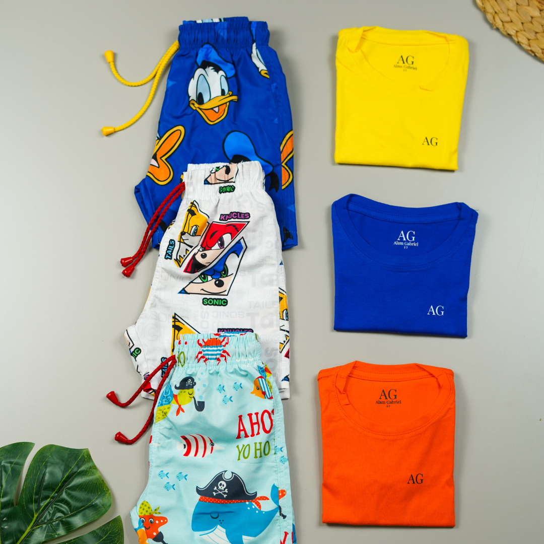 Combo X3 pantaloneta + básico.