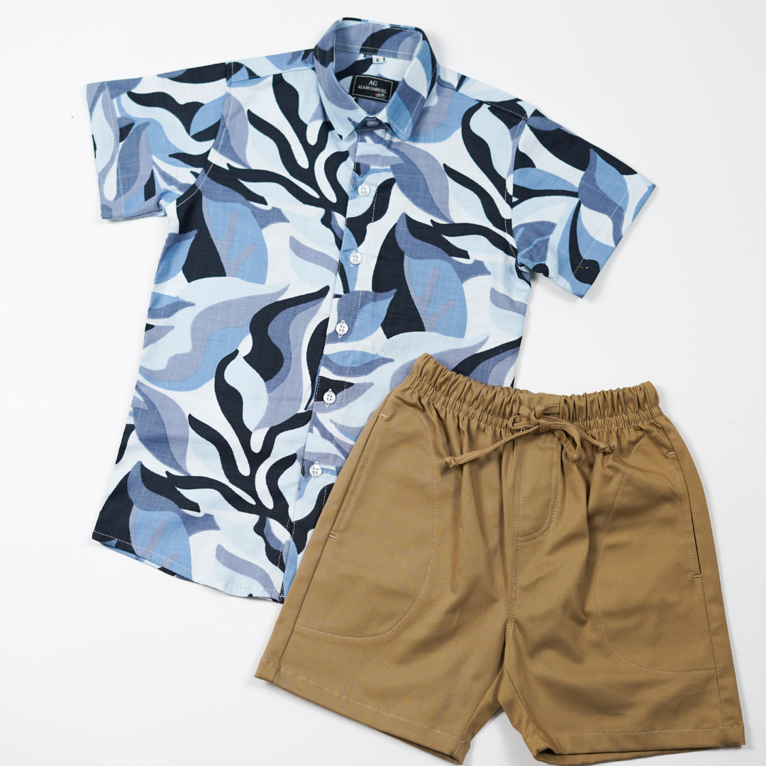 Conjunto camisa estampada