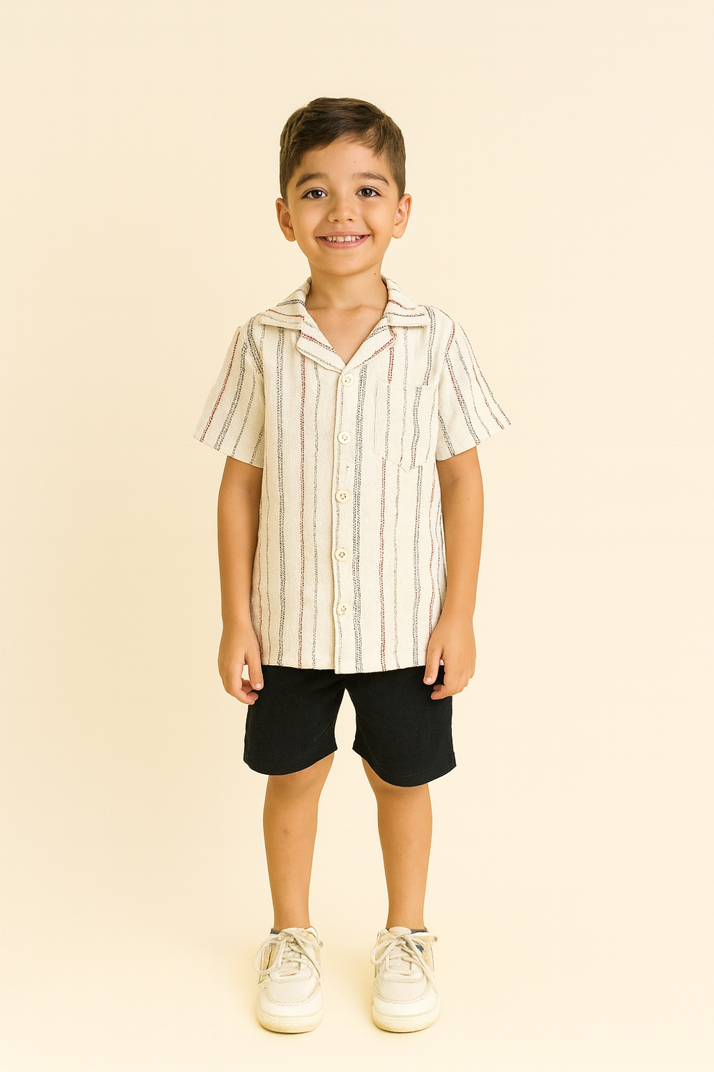 Conjunto Camisa Lino Estampada (opción 6)