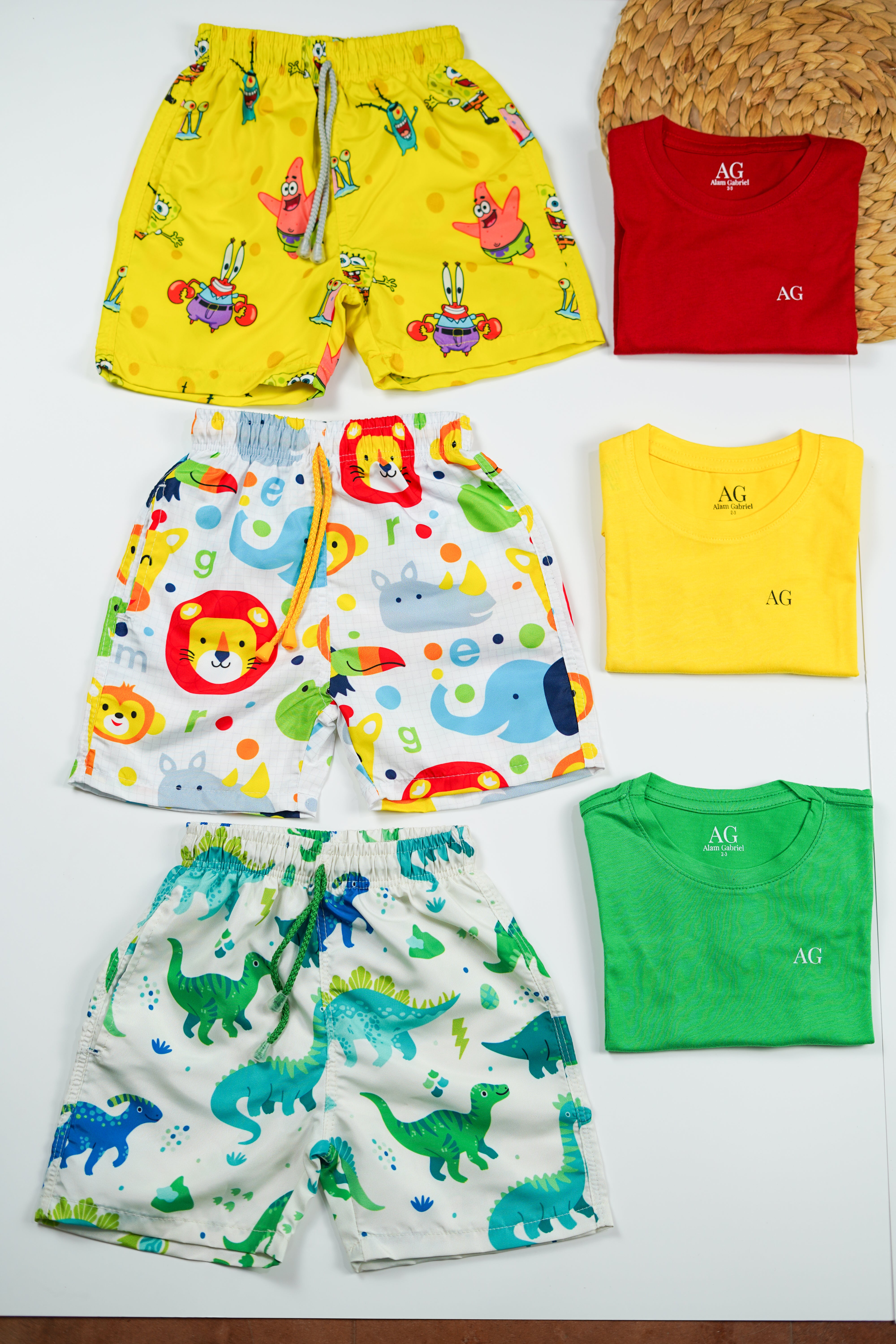 Combo X3 pantaloneta + básico.