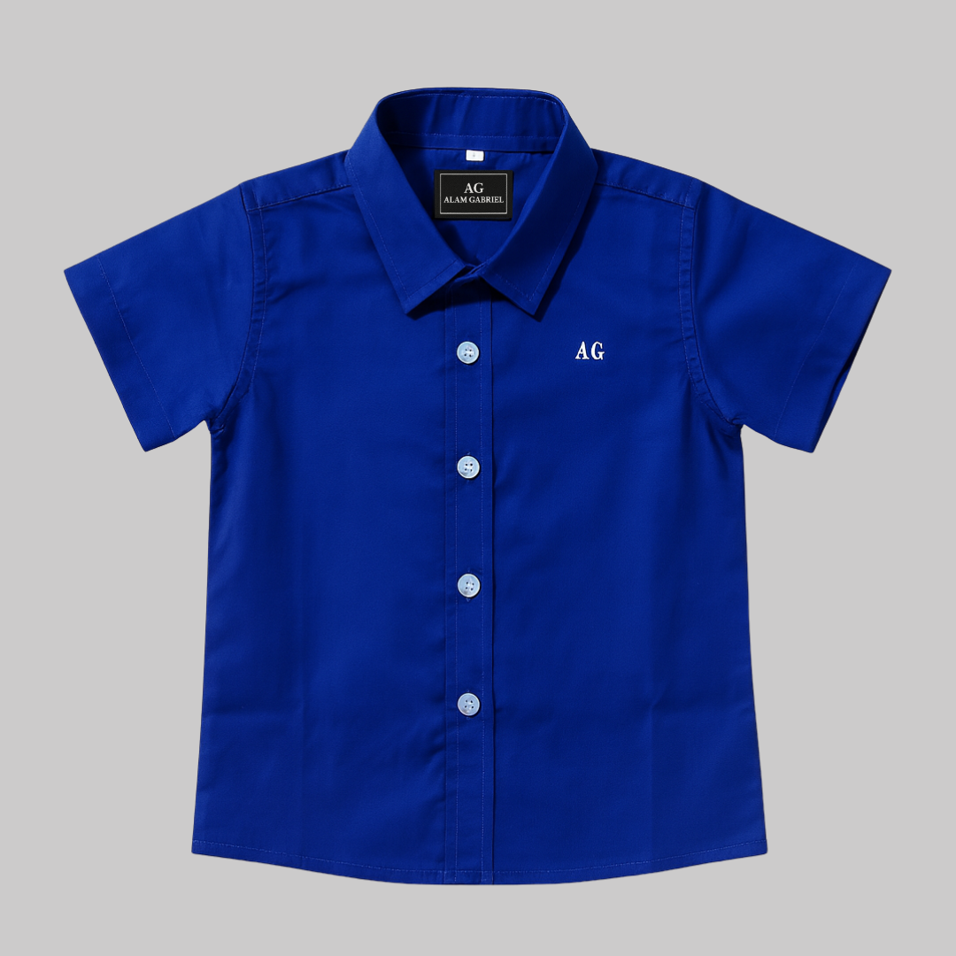 Camisa de niño manga corta rey