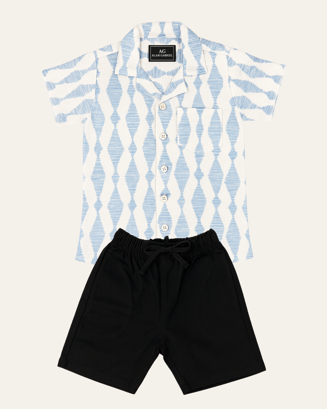 Conjunto Camisa Lino Estampada (OPCIÓN 4)