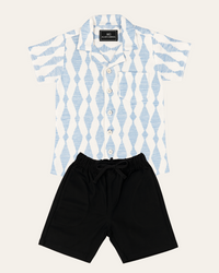 Conjunto Camisa Lino Estampada (OPCIÓN 4)