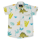 Camisa lino manga corta dino