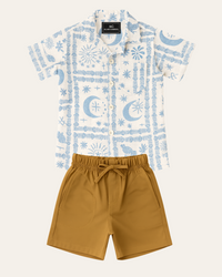 Conjunto Camisa Lino Estampada (opción 8)