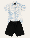 Conjunto Camisa Lino Estampada (opción 8)