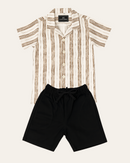 Conjunto Camisa Lino Estampada Ref: 1