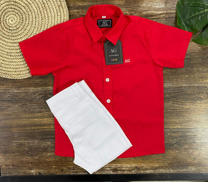 Conjunto camisa roja