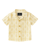 Camisa Lino Texturizada Remolino Beige