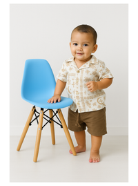 Conjunto Camisa Lino Estampada (opción 3)