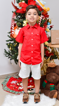 Conjunto camisa roja