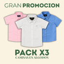Set de 3 Camisas Opción 4