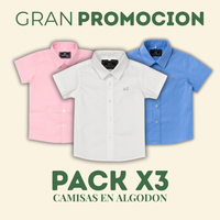 Set de 3 Camisas Opción 4