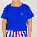 Suéter básico azul rey