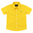 Camisa de niño manga corta amarilla