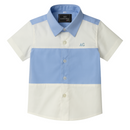 Camisa dos bloques celeste