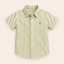 Camisa rayas verde de Niño