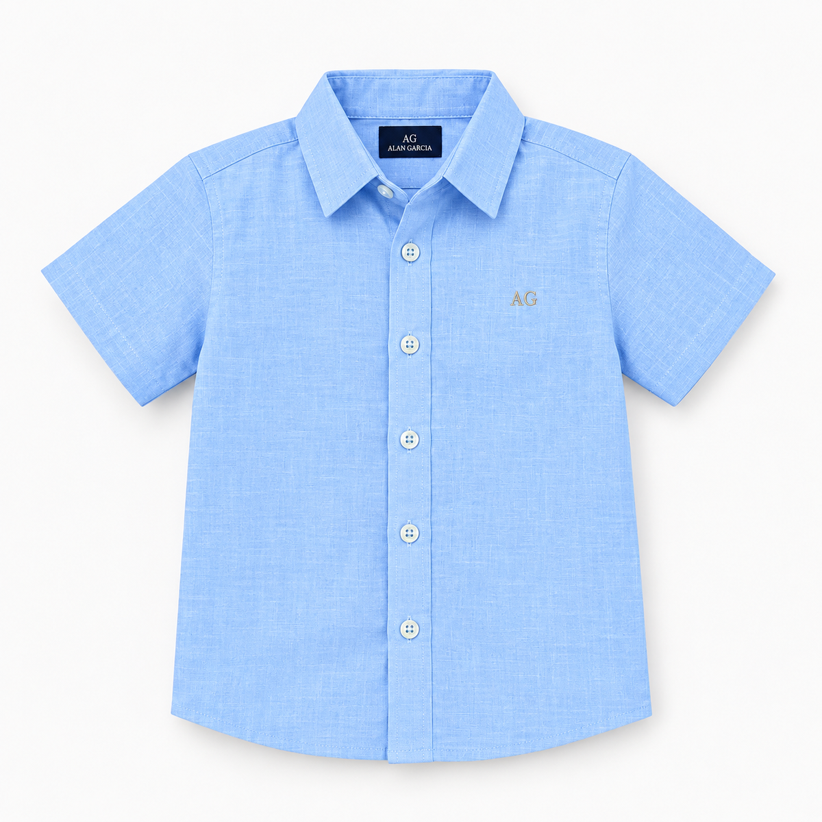 Camisa en Lino Paola Celeste