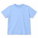 Camiseta Tela Pesada Azul Bebe