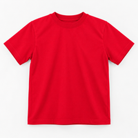 Camiseta Tela Pesada Roja