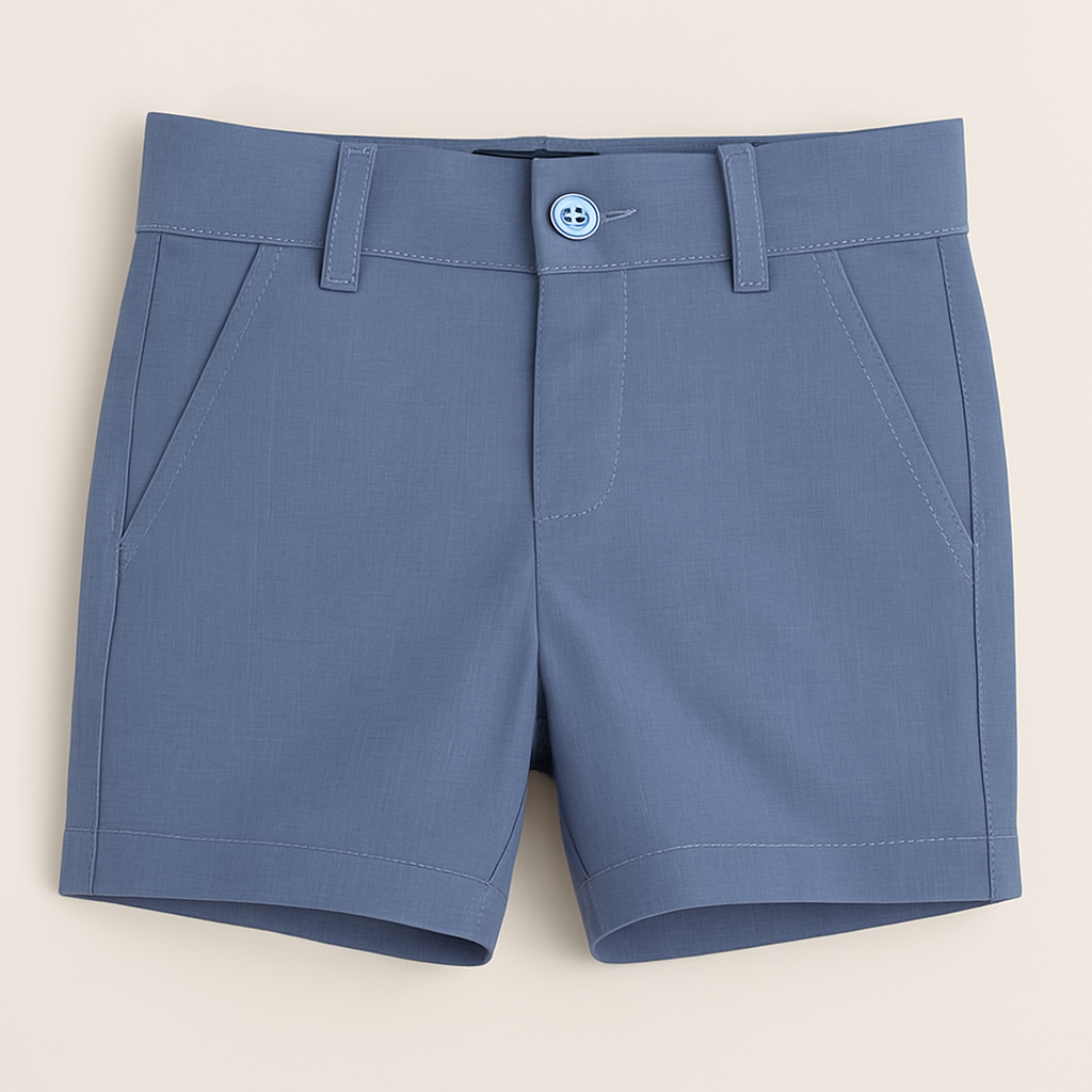 Bermuda En Lino Milane Azul