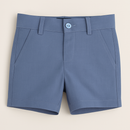 Bermuda En Lino Milane Azul