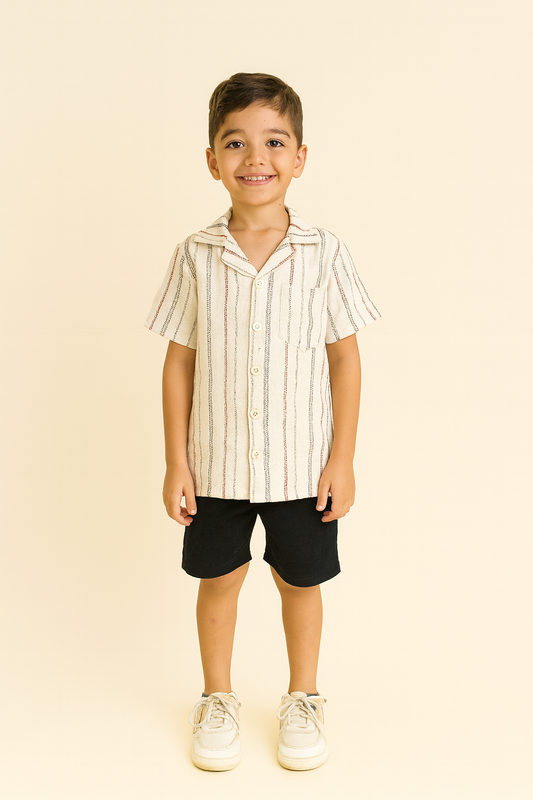 Conjunto Camisa Lino Estampada (opción 6)