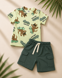 Conjunto Skate Verde