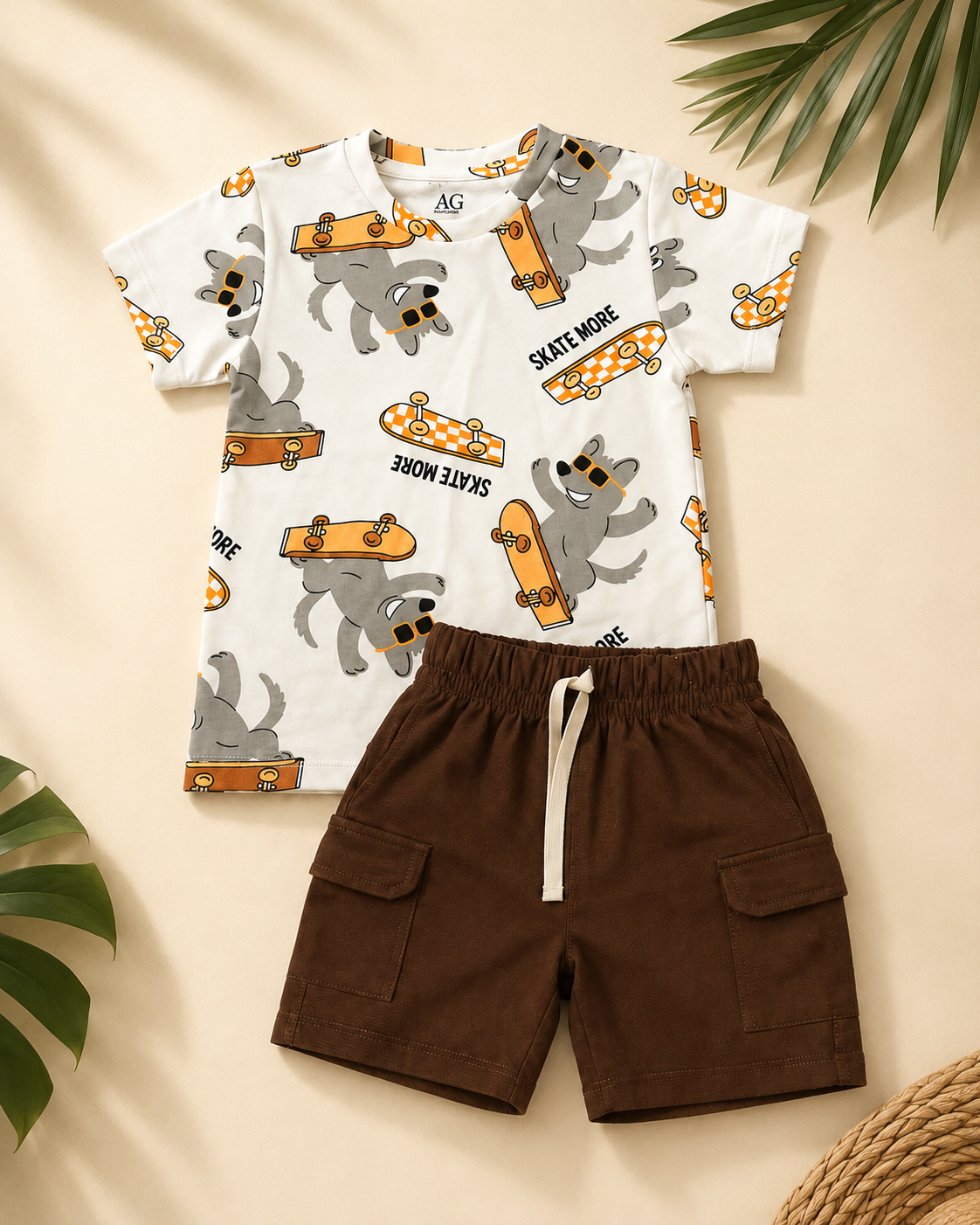 Conjunto Skate Marron