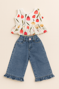 Conjunto Mafe Flores Rojas