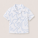 Camisa Travesía - Líneas azul