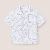 Camisa Travesía - Líneas azul
