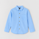 Camisa De lino AG Celeste