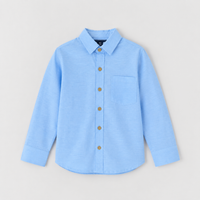 Camisa De lino AG Celeste
