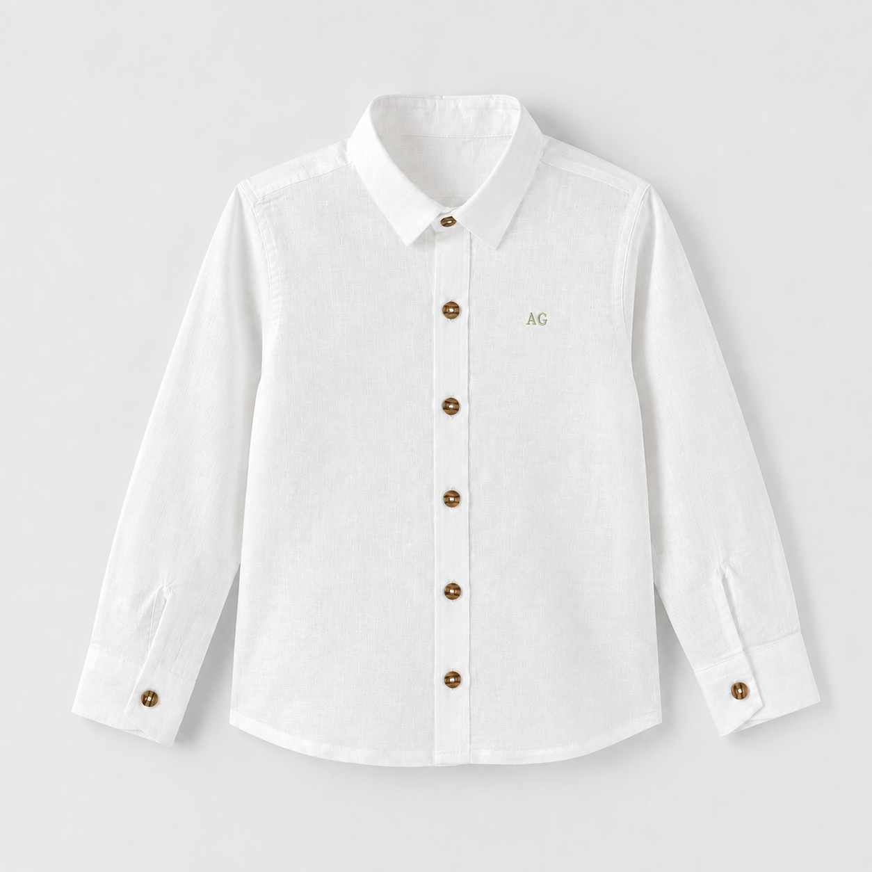 Camisa De lino AG Blanca