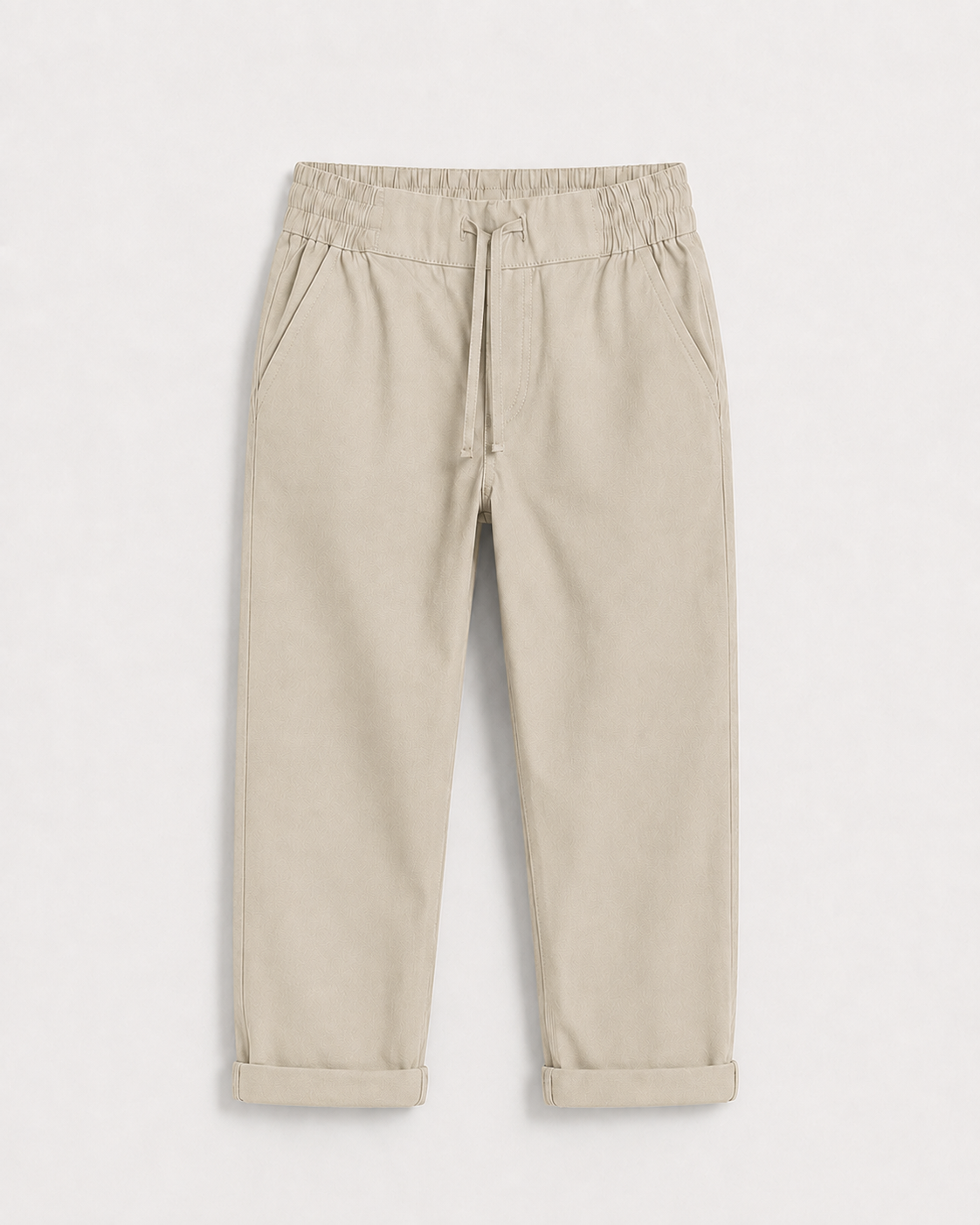 Pantalón Bota Recta Beige