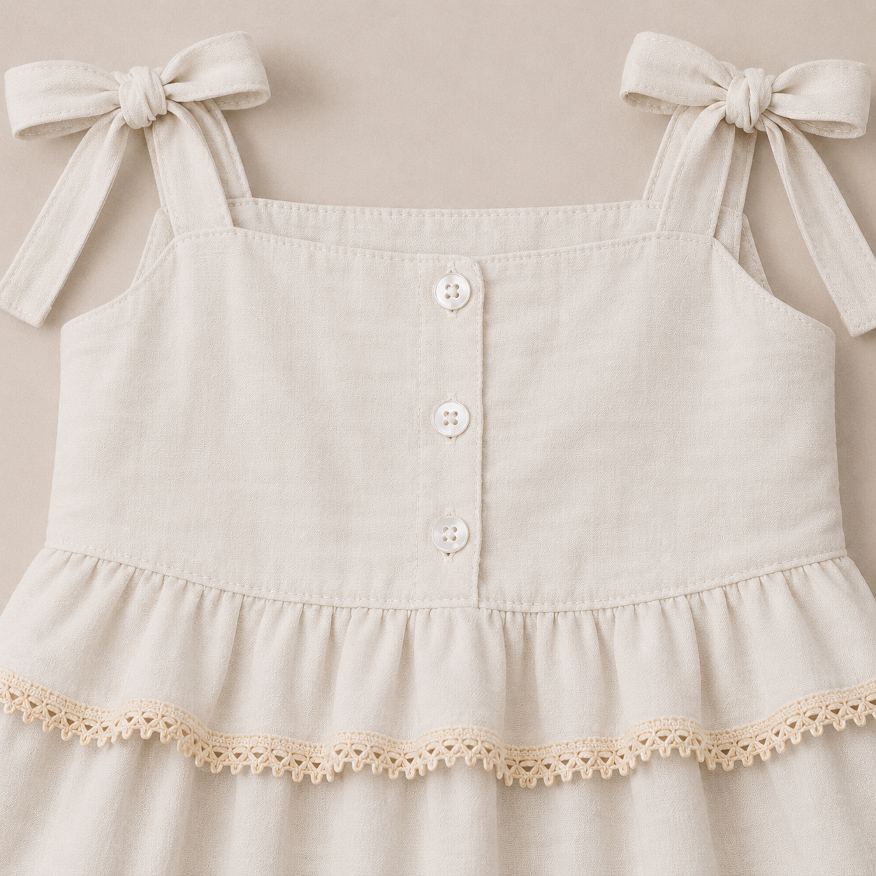 Vestido Perla Beige