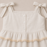 Vestido Perla Beige