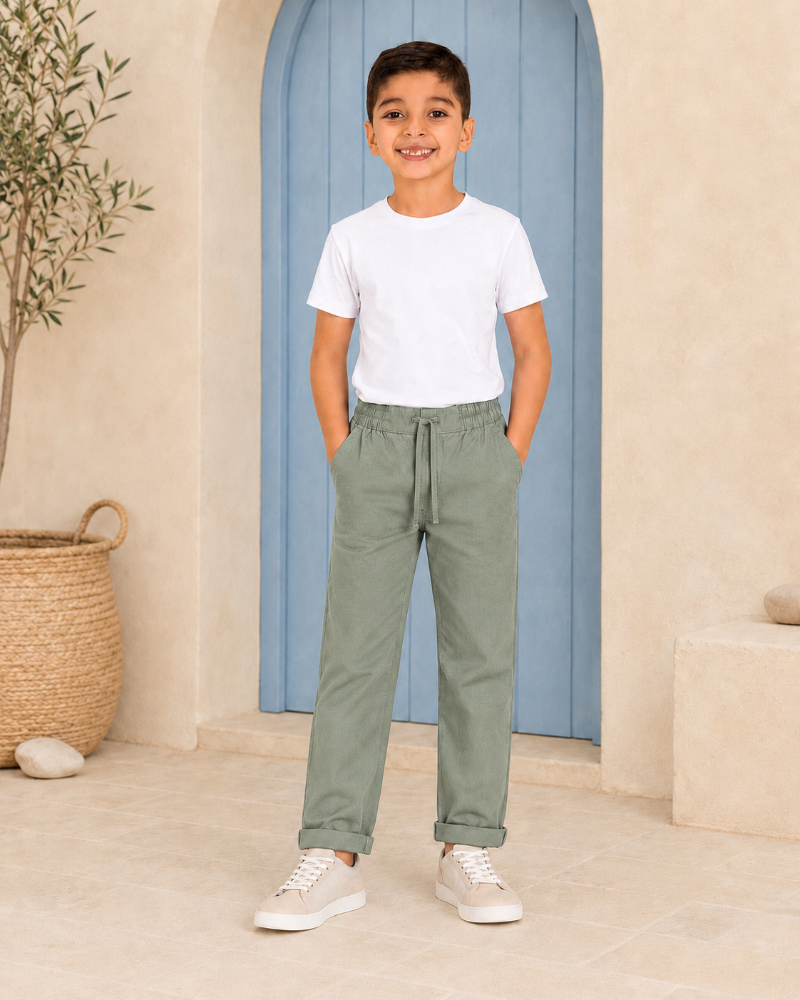 Pantalón Bota Recta Verde