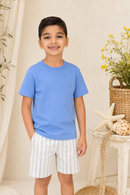 Suéter Burda Pesada Celeste Pastel