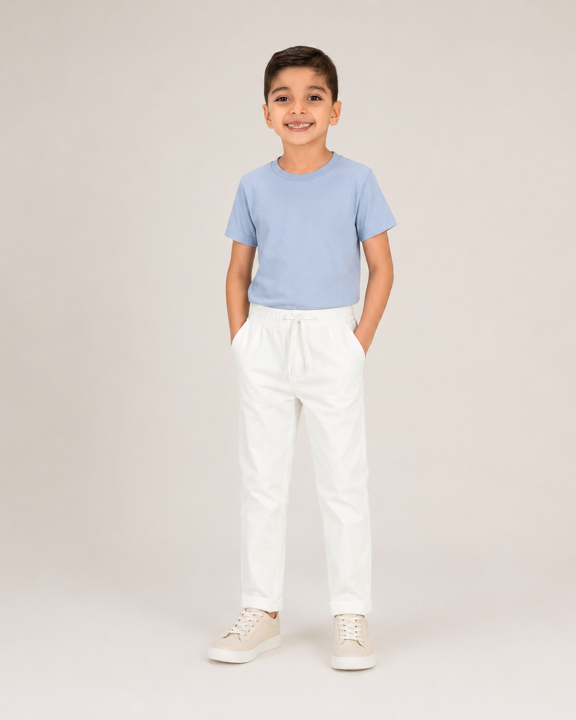 Pantalón Bota Recta Blanco