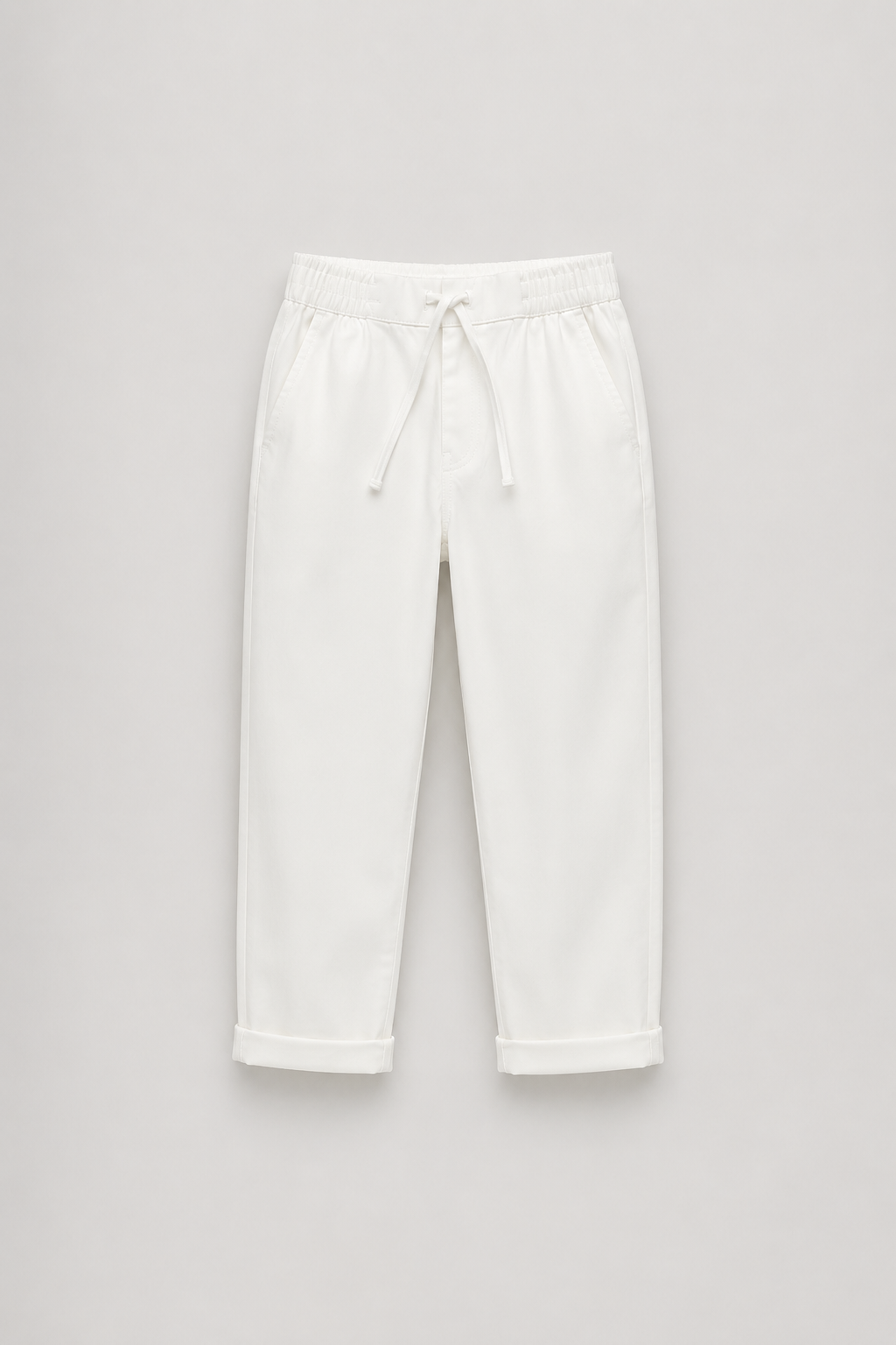 Pantalón Bota Recta Blanco