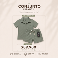 Conjunto Bose Verde Oliva