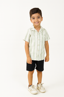 Conjunto Camisa Lino Estampada (opción 2)