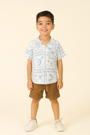 Conjunto Camisa Lino Estampada (opción 8)